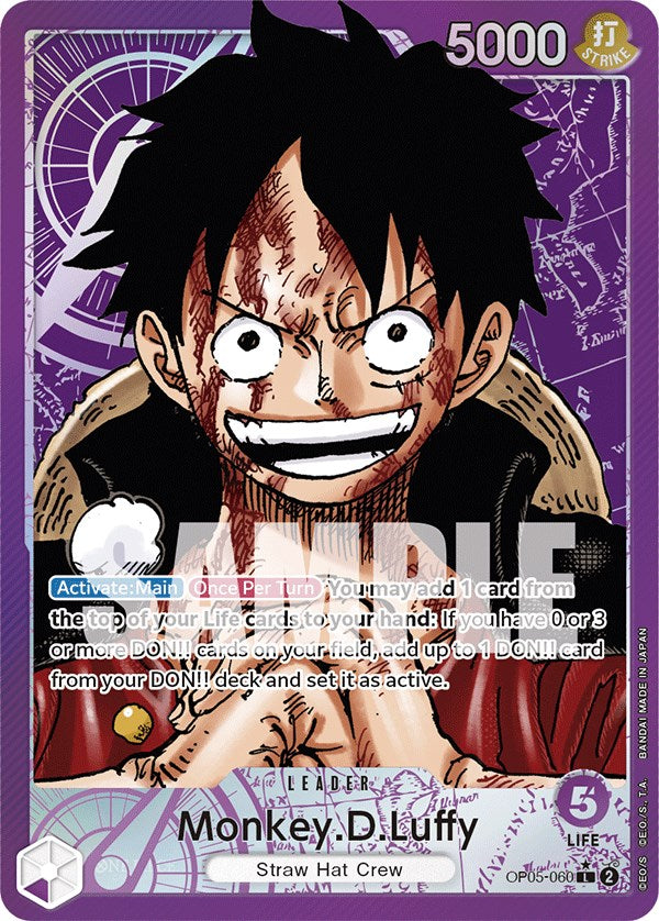 Monkey.D.Luffy (Alternate Art) [Awakening of the New Era] | Galaxy Games LLC