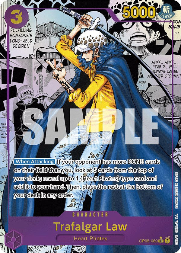 Trafalgar Law (Alternate Art)(Manga) [Awakening of the New Era] | Galaxy Games LLC