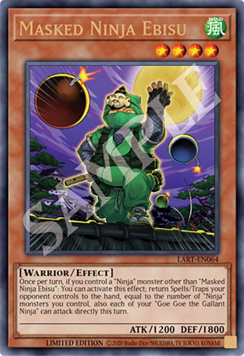 Masked Ninja Ebisu [LART-EN064] Ultra Rare | Galaxy Games LLC