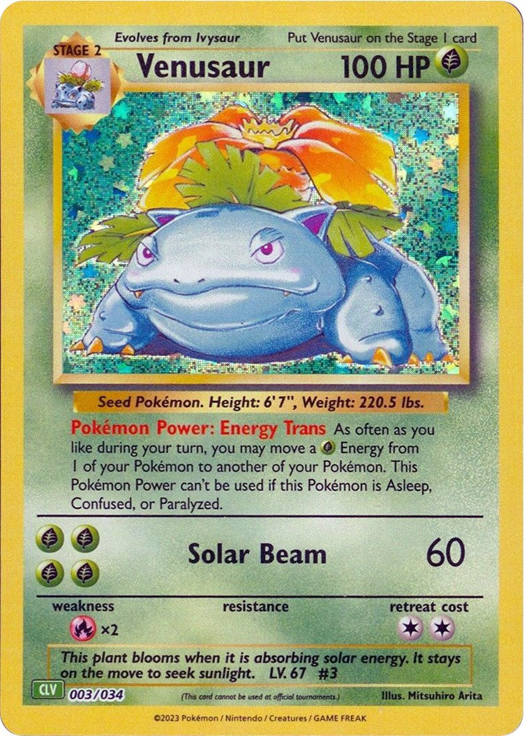 Venusaur [Trading Card Game Classic] | Galaxy Games LLC