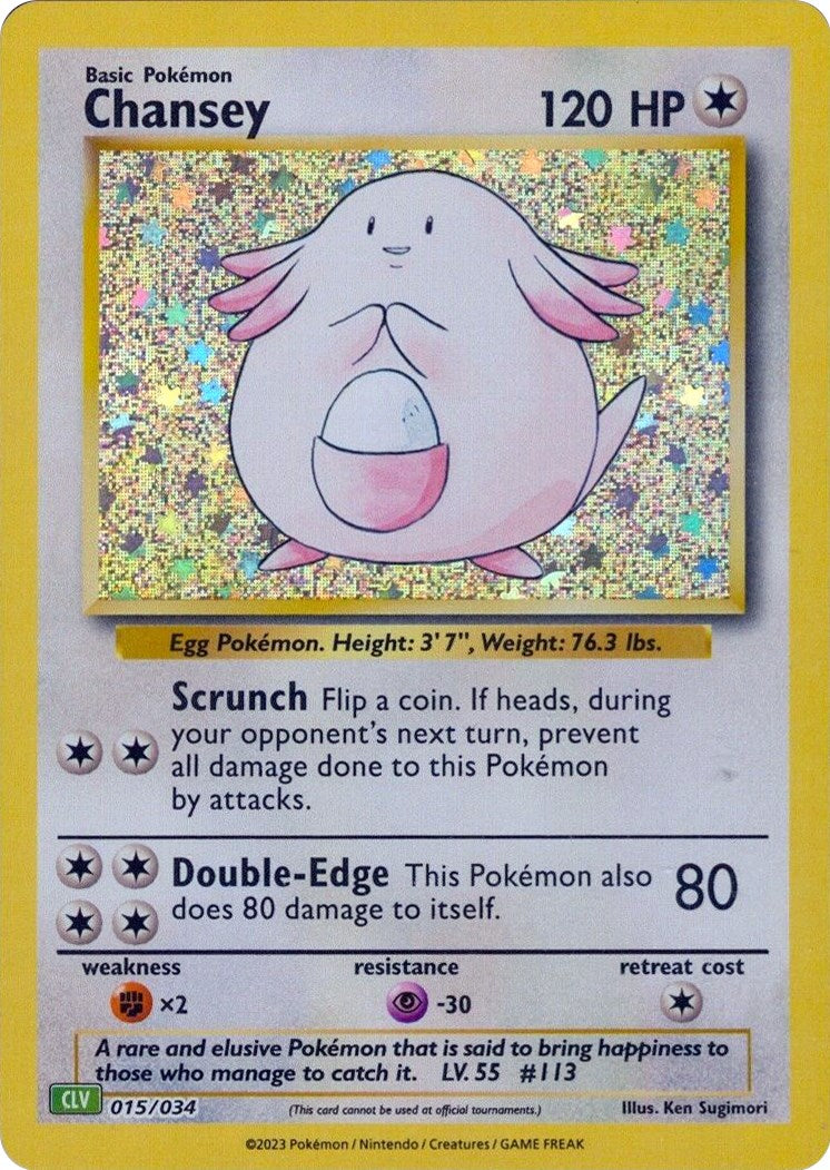 Chansey [Trading Card Game Classic] | Galaxy Games LLC