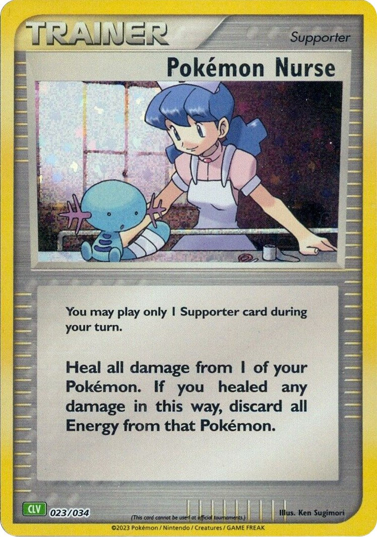 Pokemon Nurse (023/034) [Trading Card Game Classic] | Galaxy Games LLC