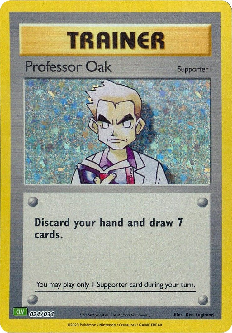 Professor Oak (CLV) [Trading Card Game Classic] | Galaxy Games LLC