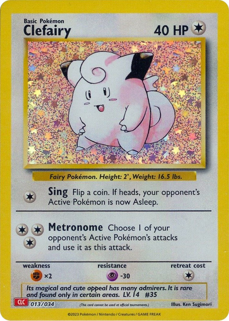 Clefairy [Trading Card Game Classic] | Galaxy Games LLC