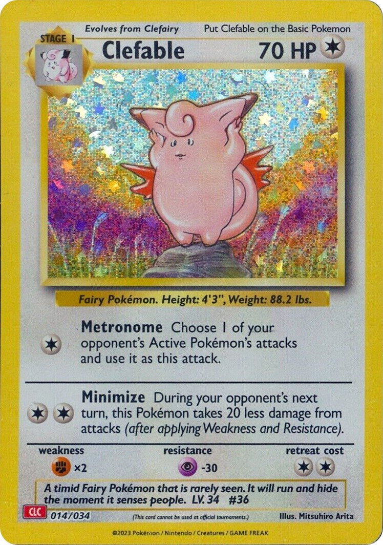 Clefable [Trading Card Game Classic] | Galaxy Games LLC