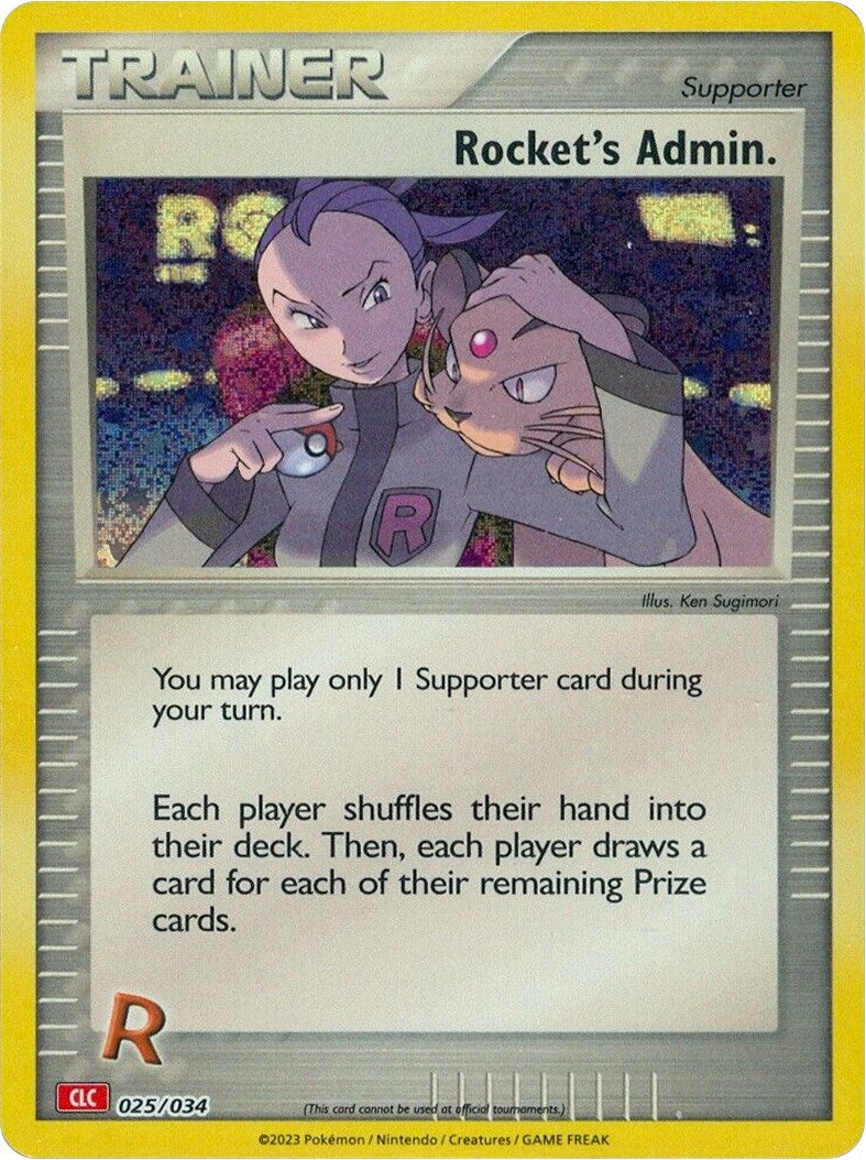 Rocket's Admin. (CLC) [Trading Card Game Classic] | Galaxy Games LLC