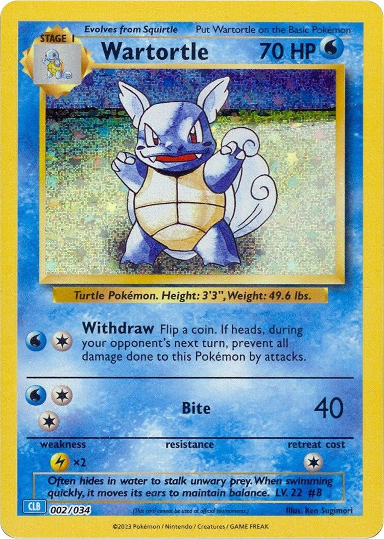 Wartortle [Trading Card Game Classic] | Galaxy Games LLC