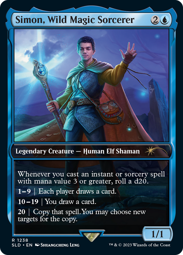 Simon, Wild Magic Sorcerer [Secret Lair Drop Series] | Galaxy Games LLC