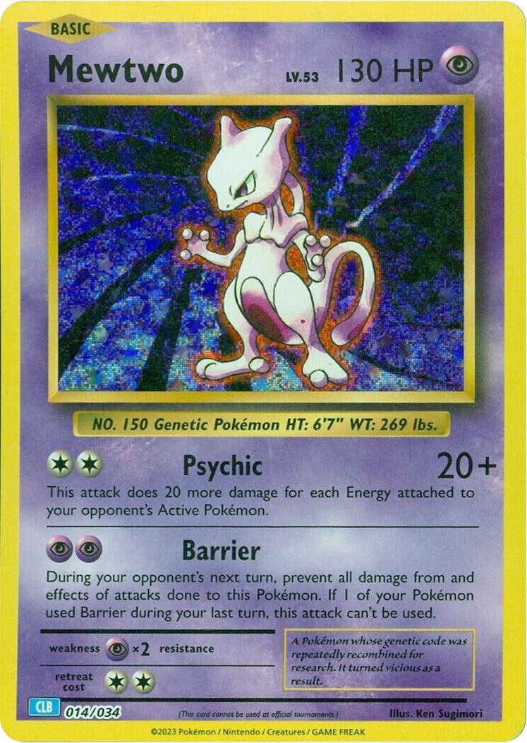 Mewtwo [Trading Card Game Classic] | Galaxy Games LLC