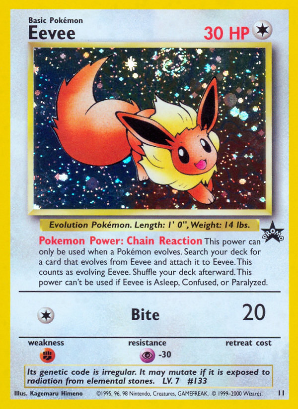 Eevee (11) [Wizards of the Coast: Black Star Promos] | Galaxy Games LLC