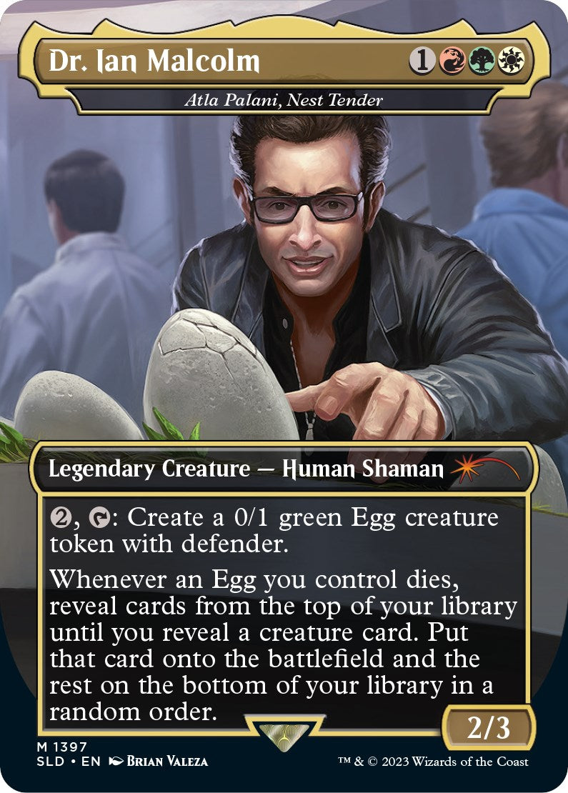 Dr. Ian Malcolm - Atla Palani, Nest Tender [Secret Lair Drop Series] | Galaxy Games LLC