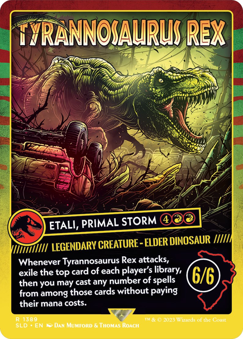 Tyrannosaurus Rex - Etali, Primal Storm [Secret Lair Drop Series] | Galaxy Games LLC