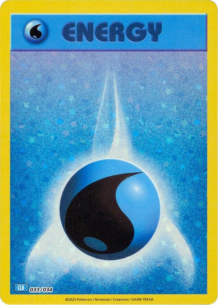 Basic Water Energy [Trading Card Game Classic] | Galaxy Games LLC