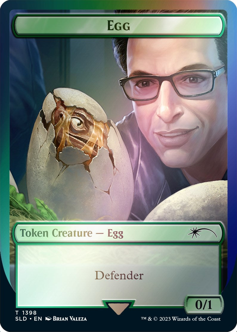 Egg Token (Rainbow Foil) [Secret Lair Drop Series] | Galaxy Games LLC