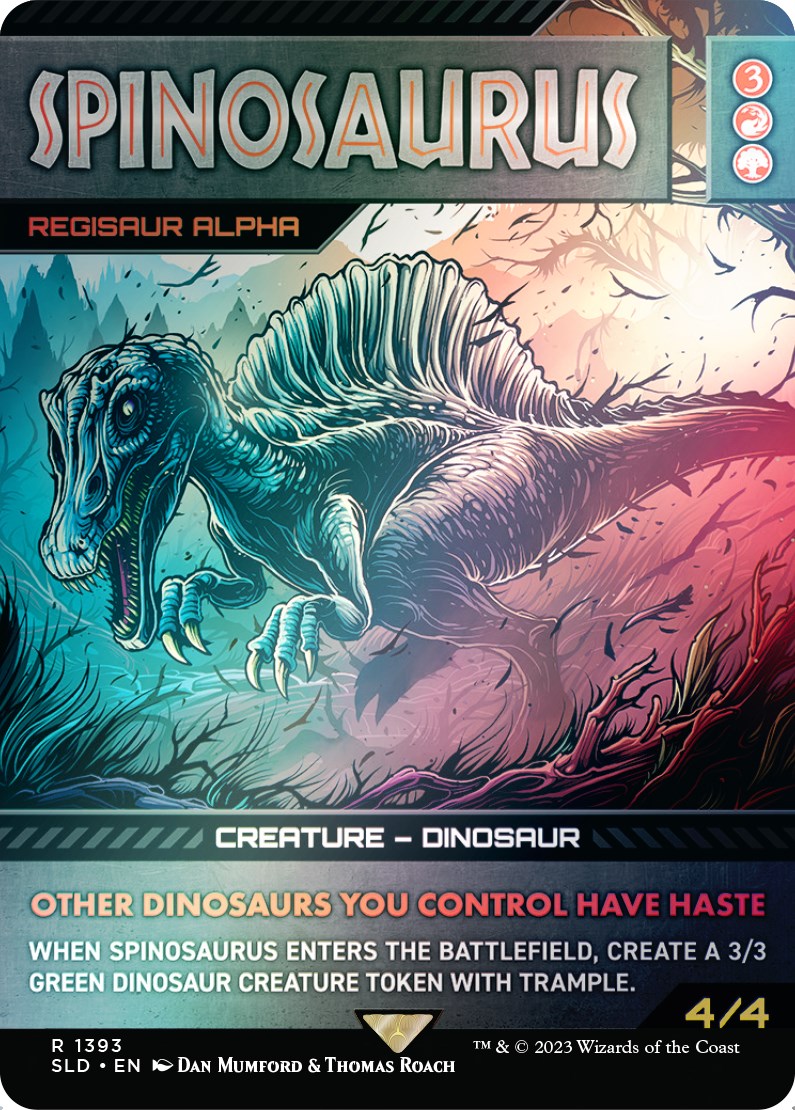 Spinosaurus - Regisaur Alpha (Rainbow Foil) [Secret Lair Drop Series] | Galaxy Games LLC