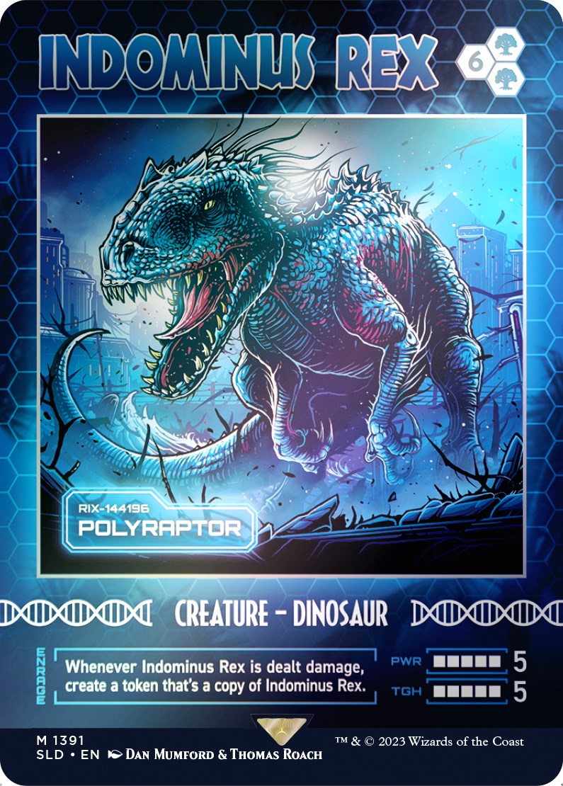 Indominus Rex - Polyraptor (Rainbow Foil) [Secret Lair Drop Series] | Galaxy Games LLC