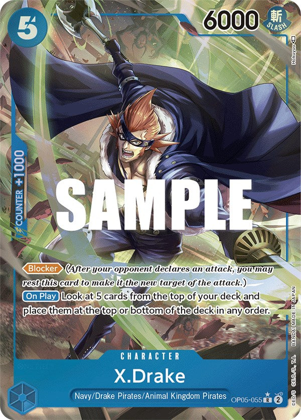 X.Drake (Alternate Art) [Awakening of the New Era] | Galaxy Games LLC