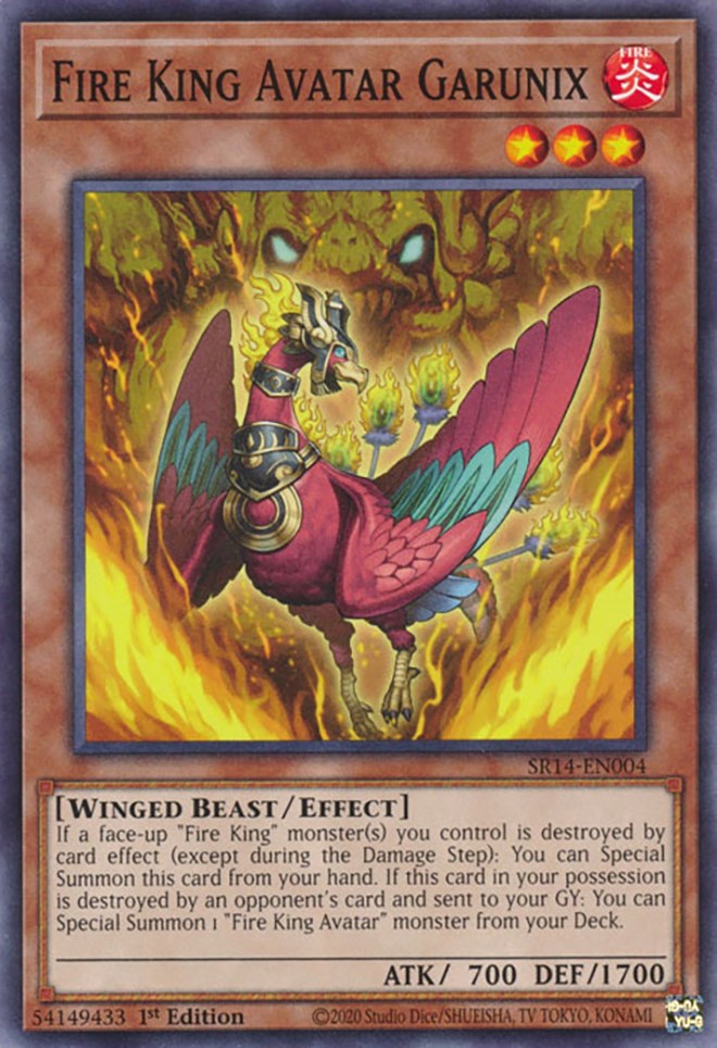 Fire King Avatar Garunix [SR14-EN004] Common | Galaxy Games LLC