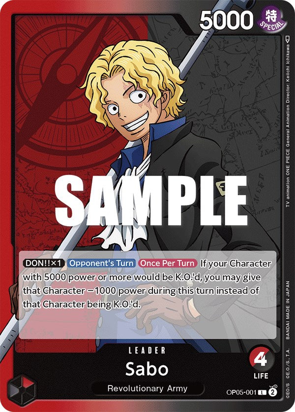 Sabo [Awakening of the New Era] | Galaxy Games LLC