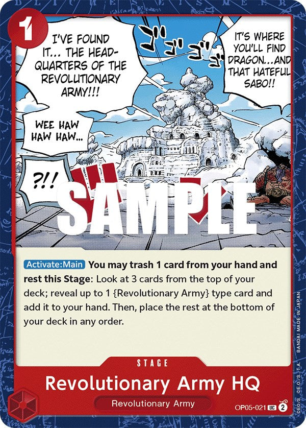Revolutionary Army HQ [Awakening of the New Era] | Galaxy Games LLC