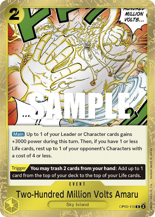 Two-Hundred Million Volts Amaru [Awakening of the New Era] | Galaxy Games LLC