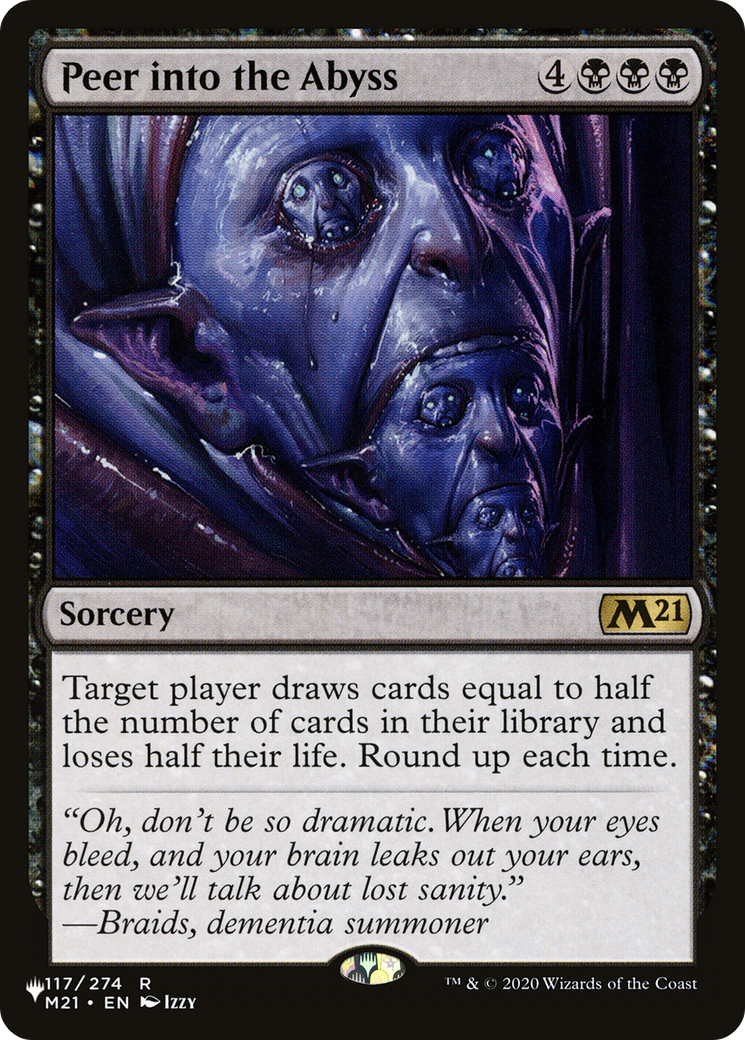Peer into the Abyss [The List] | Galaxy Games LLC