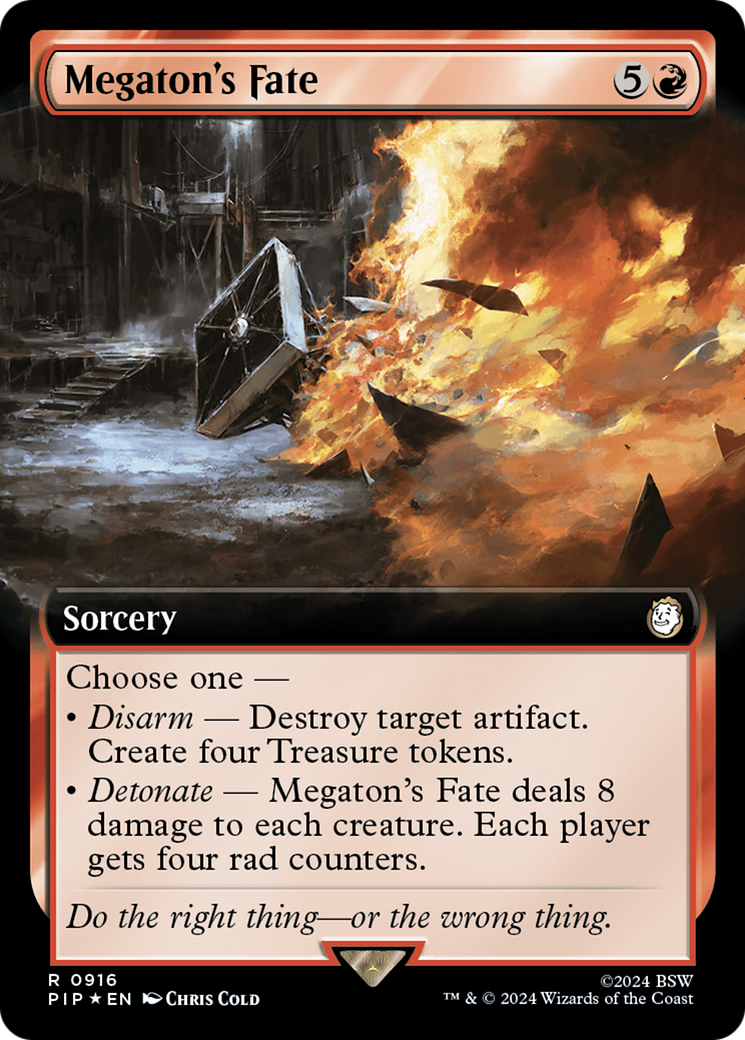 Megaton's Fate (Extended Art) (Surge Foil) [Fallout] | Galaxy Games LLC