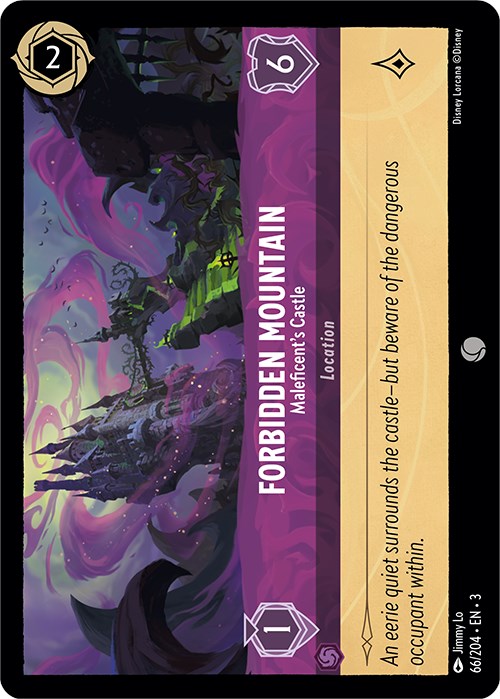 Forbidden Mountain - Maleficent's Castle (66/204) [Into the Inklands] | Galaxy Games LLC