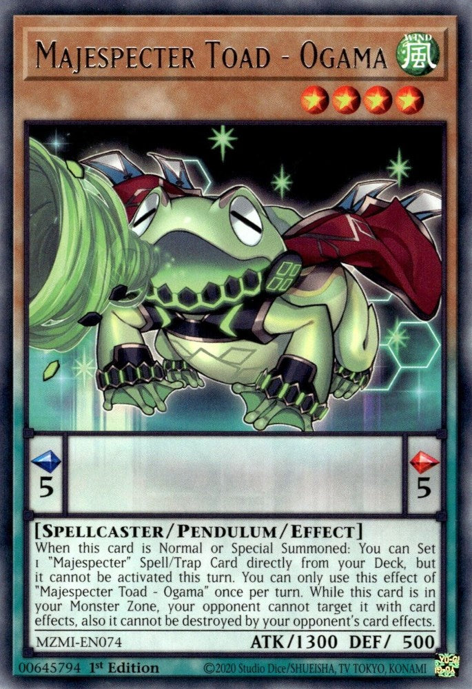 Majespecter Toad - Ogama [MZMI-EN074] Rare | Galaxy Games LLC