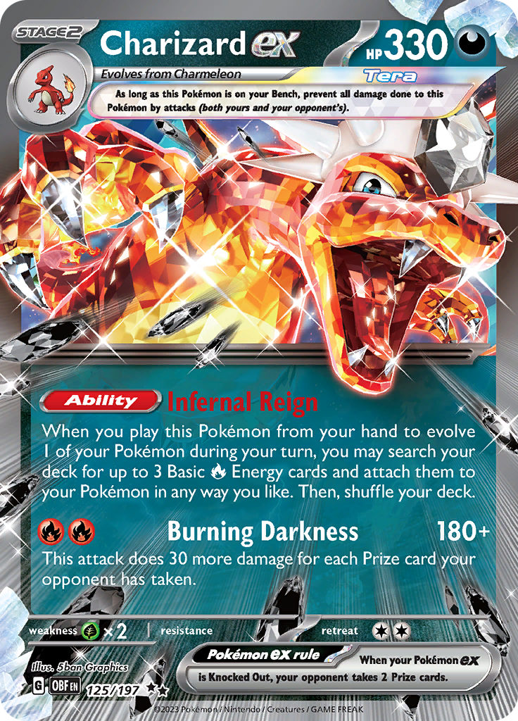 Charizard ex (125/197) [Scarlet & Violet: Obsidian Flames] | Galaxy Games LLC