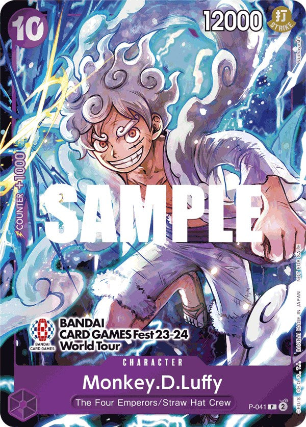 Monkey.D.Luffy (BANDAI CARD GAMES Fest 23-24 World Tour) [One Piece Promotion Cards] | Galaxy Games LLC