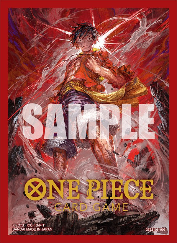 Bandai: 70ct Card Sleeves - BANDAI Card Games Fest 23-24 (Monkey.D.Luffy) | Galaxy Games LLC