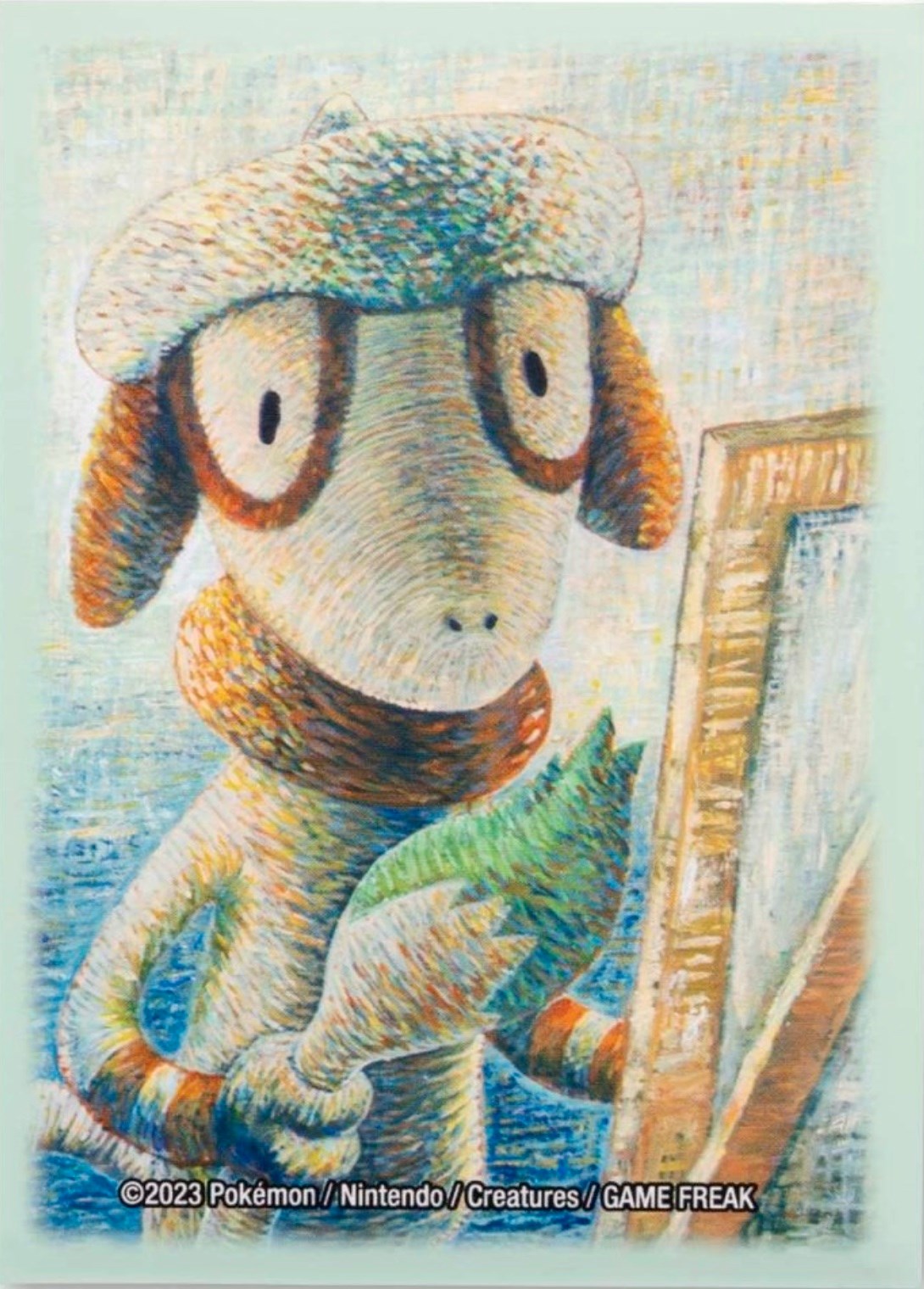 Card Sleeves - Smeargle Inspired by Self-Portrait as a Painter (Pokemon Center × Van Gogh Museum) | Galaxy Games LLC