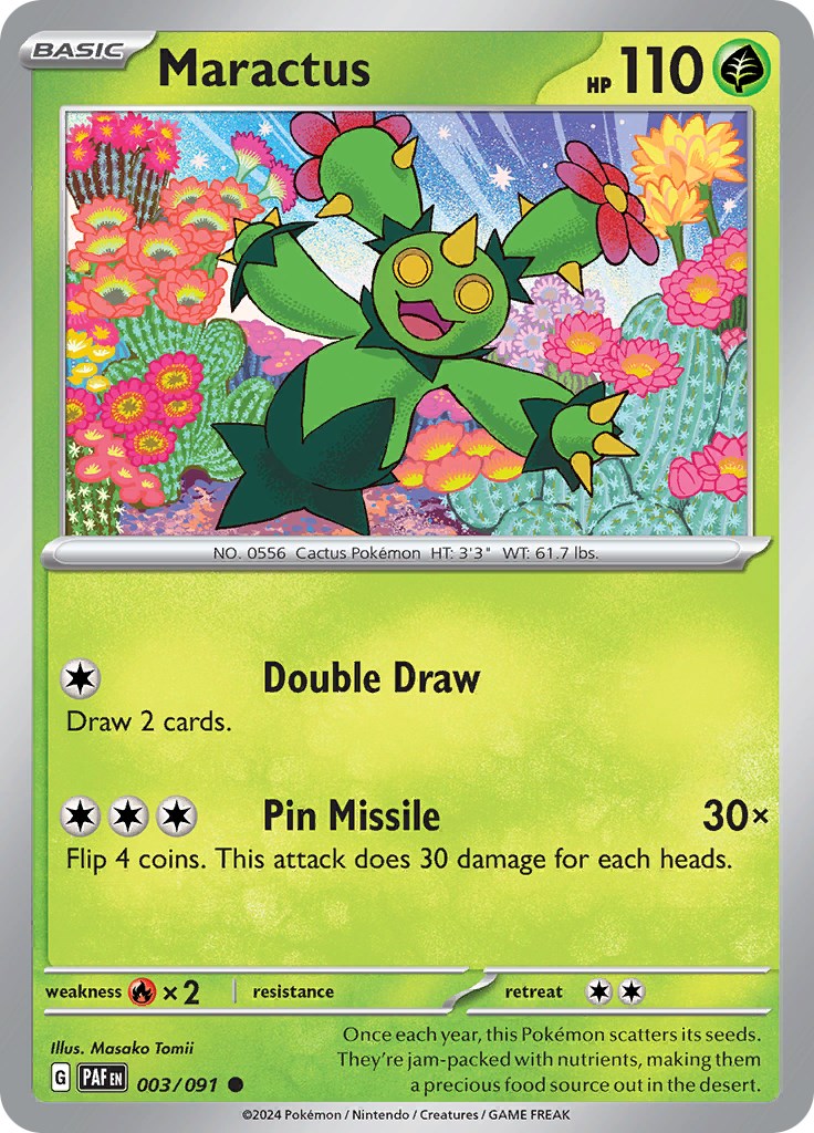 Maractus (003/091) [Scarlet & Violet: Paldean Fates] | Galaxy Games LLC