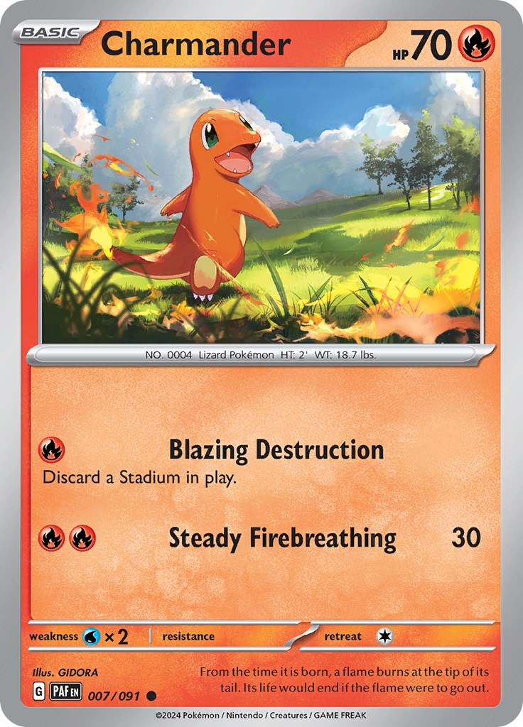 Charmander (007/091) [Scarlet & Violet: Paldean Fates] | Galaxy Games LLC