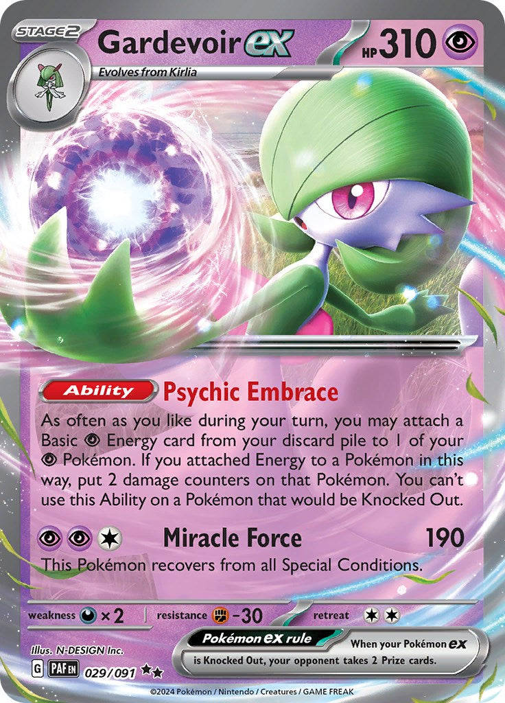 Gardevoir ex (029/091) [Scarlet & Violet: Paldean Fates] | Galaxy Games LLC