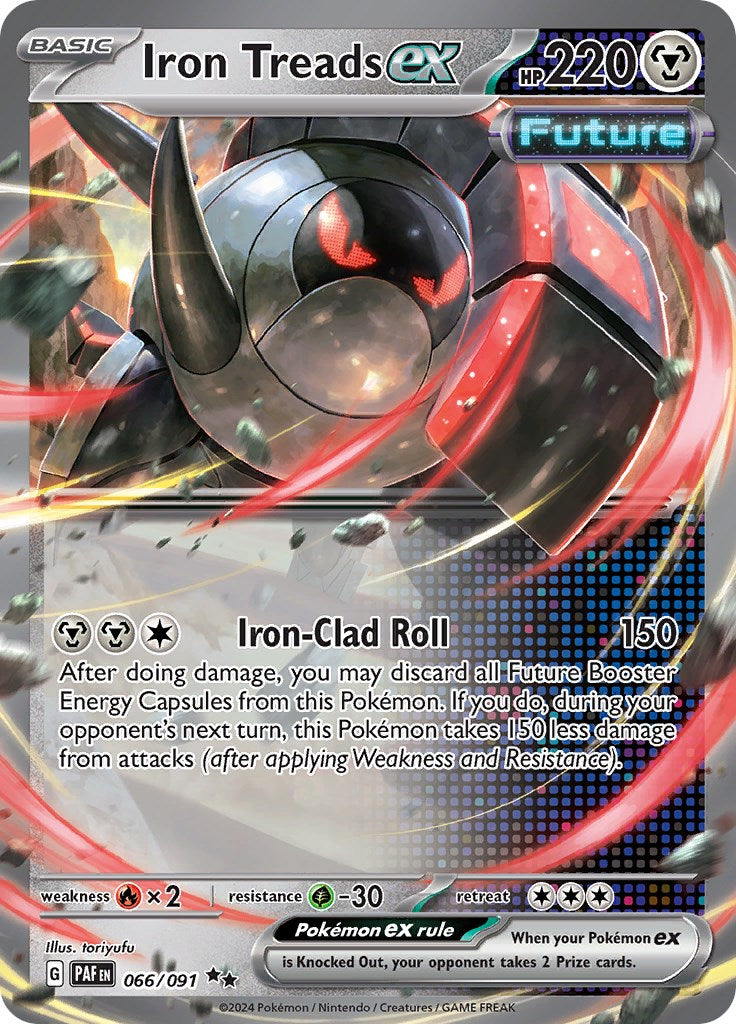 Iron Treads ex (066/091) [Scarlet & Violet: Paldean Fates] | Galaxy Games LLC