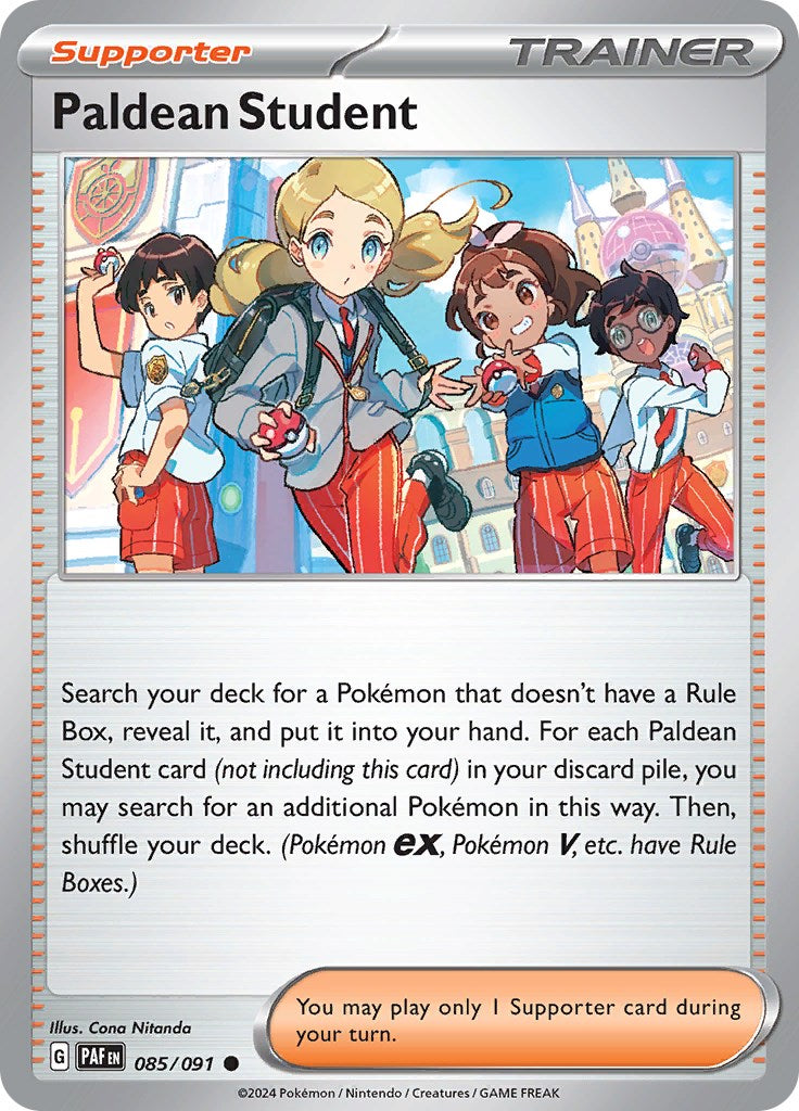 Paldean Student (085/091) [Scarlet & Violet: Paldean Fates] | Galaxy Games LLC