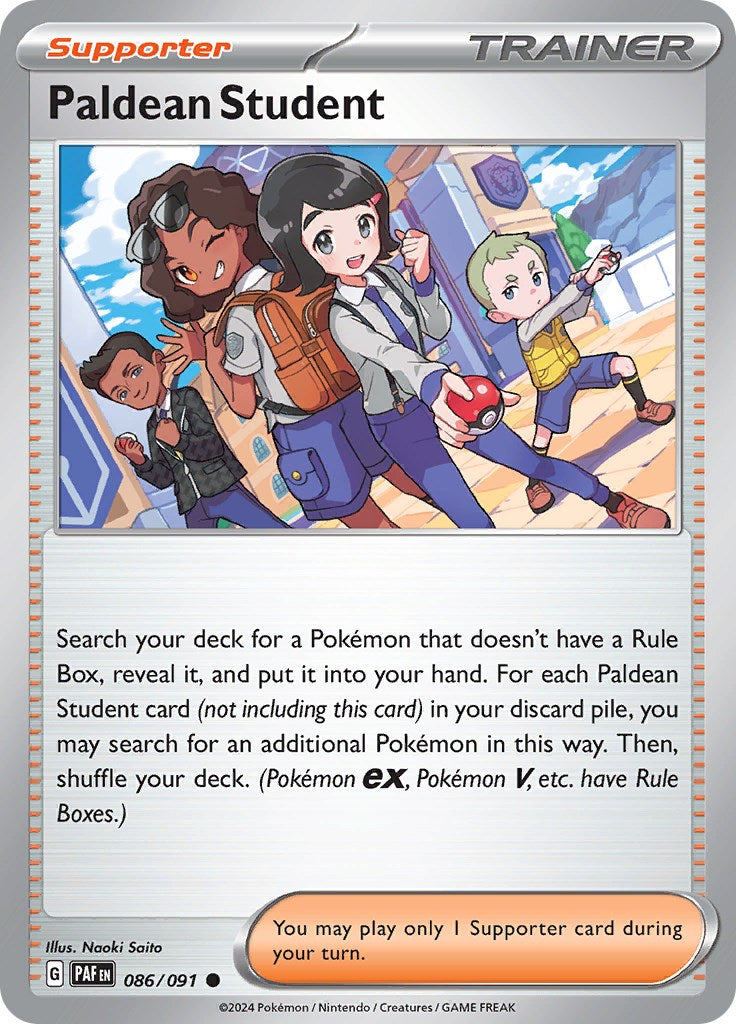 Paldean Student (086/091) [Scarlet & Violet: Paldean Fates] | Galaxy Games LLC