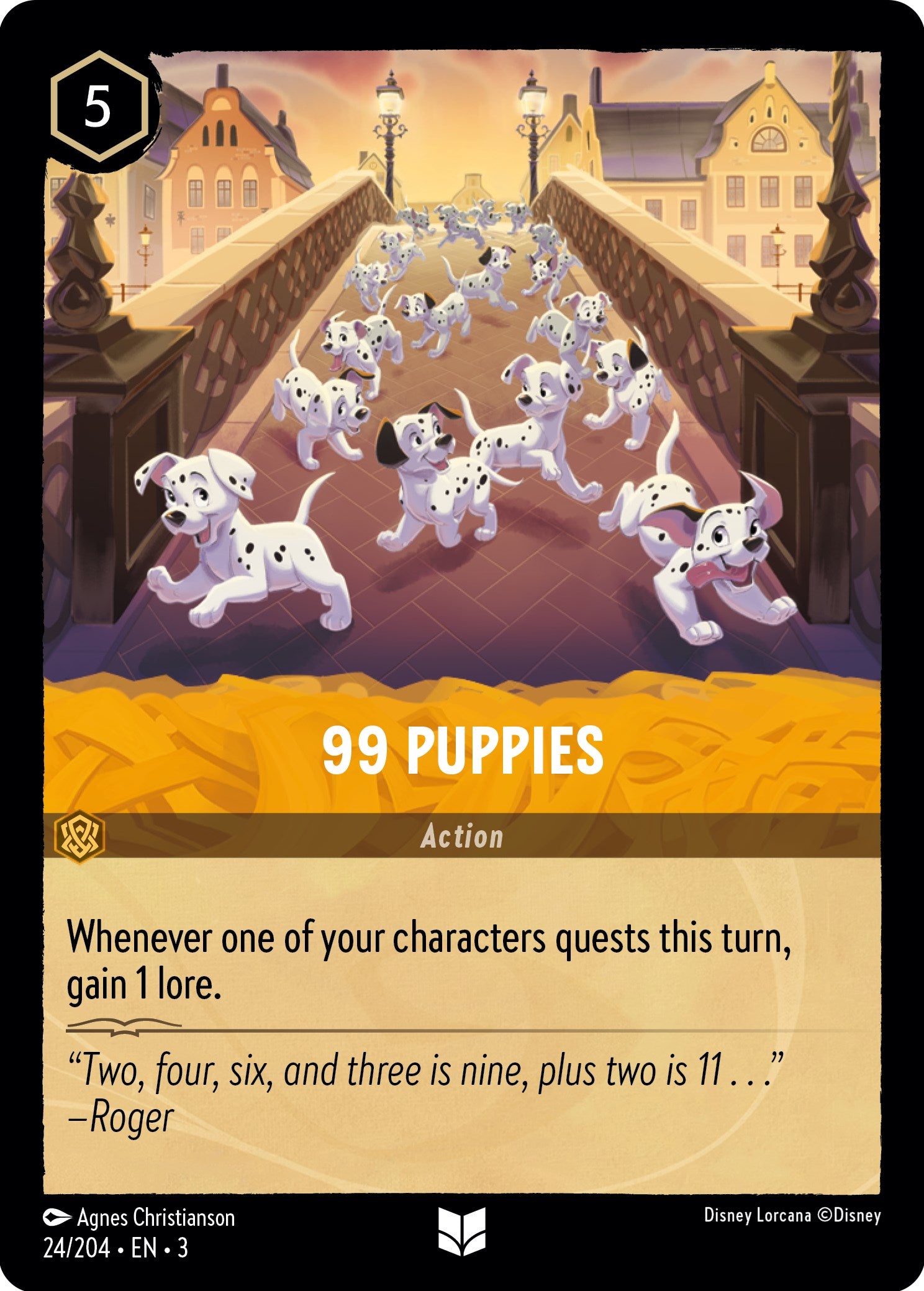 99 Puppies (24/204) [Into the Inklands] | Galaxy Games LLC