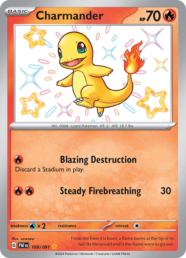 Charmander (109/091) [Scarlet & Violet: Paldean Fates] | Galaxy Games LLC