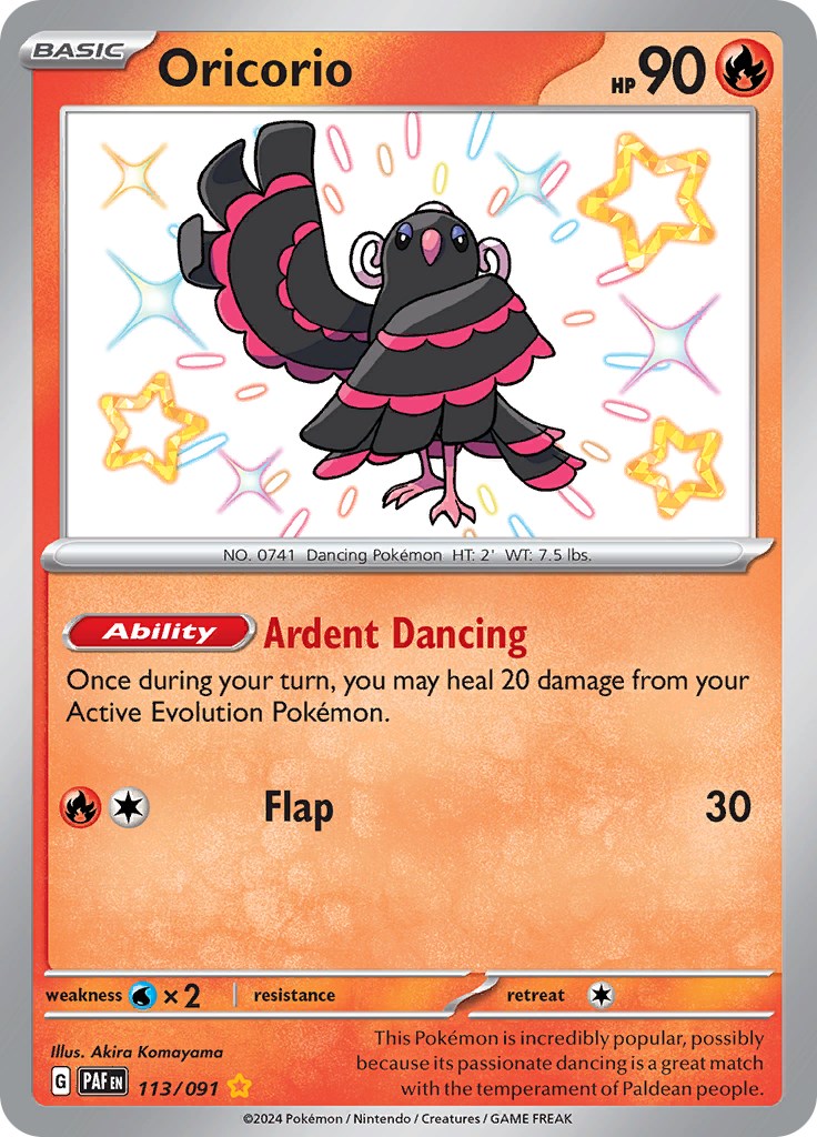 Oricorio (113/091) [Scarlet & Violet: Paldean Fates] | Galaxy Games LLC