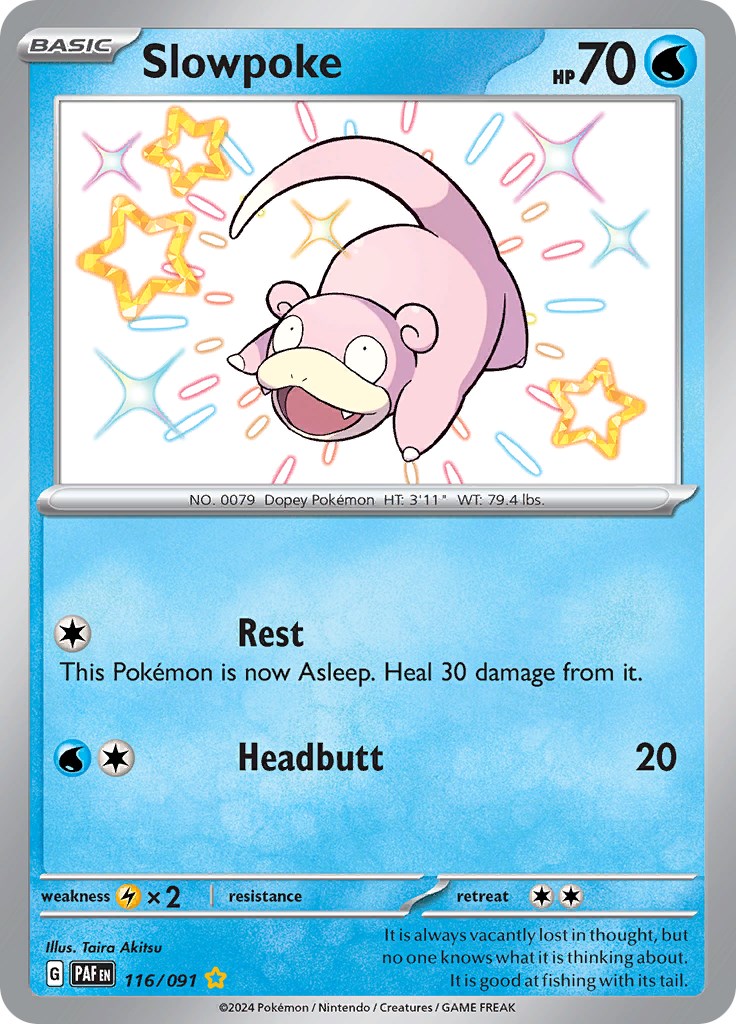 Slowpoke (116/091) [Scarlet & Violet: Paldean Fates] | Galaxy Games LLC