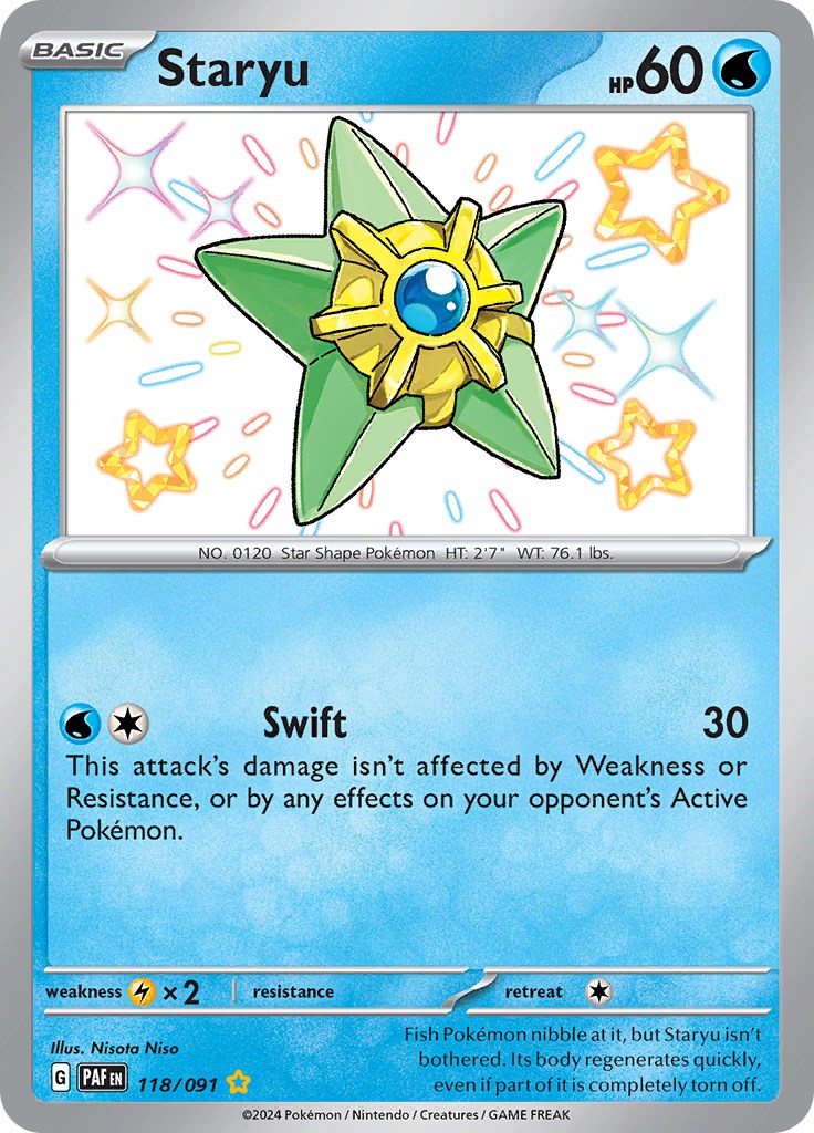 Staryu (118/091) [Scarlet & Violet: Paldean Fates] | Galaxy Games LLC