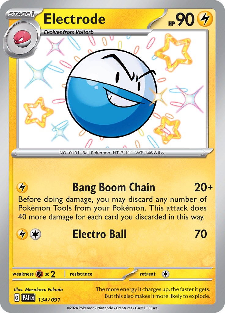 Electrode (134/091) [Scarlet & Violet: Paldean Fates] | Galaxy Games LLC