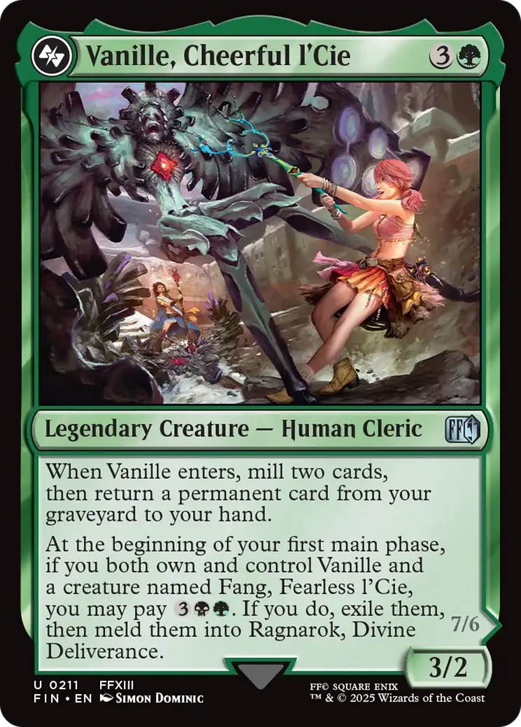 Vanille, Cheerful l'Cie // Ragnarok, Divine Deliverance [FINAL FANTASY] | Galaxy Games LLC