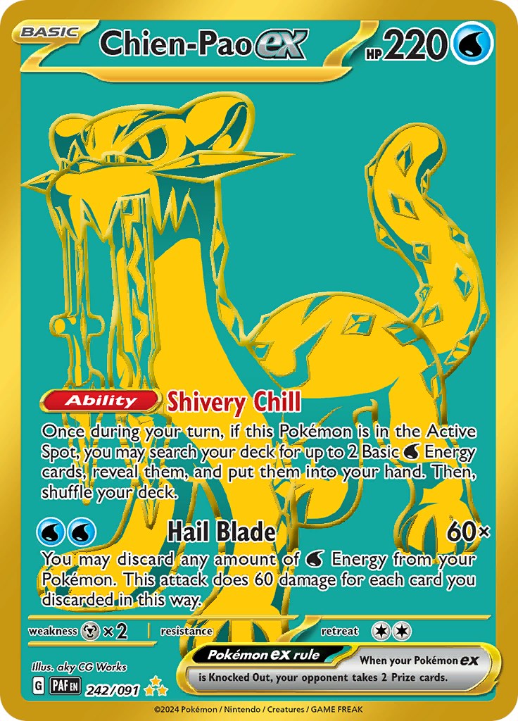 Chien-Pao ex (242/091) [Scarlet & Violet: Paldean Fates] | Galaxy Games LLC