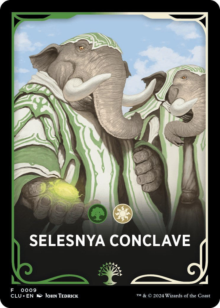 Selesnya Conclave Theme Card [Ravnica: Clue Edition Tokens] | Galaxy Games LLC