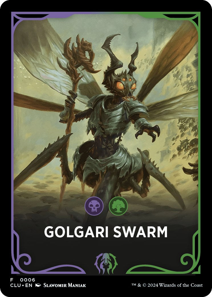 Golgari Swarm Theme Card [Ravnica: Clue Edition Tokens] | Galaxy Games LLC