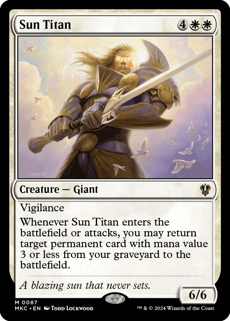 Sun Titan [Murders at Karlov Manor Commander] | Galaxy Games LLC